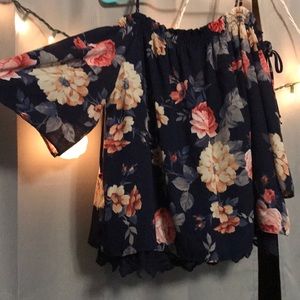 Pretty flower blouse